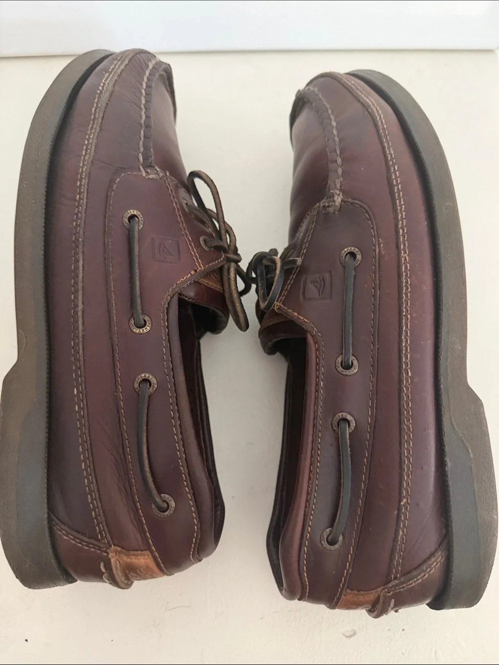 Sperry’s MAKO Leather Boat Shoes size10.5 Wide
